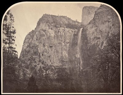 Pohono, Brautschleier, 900 Fuß, Yosemite von Carleton E. Watkins